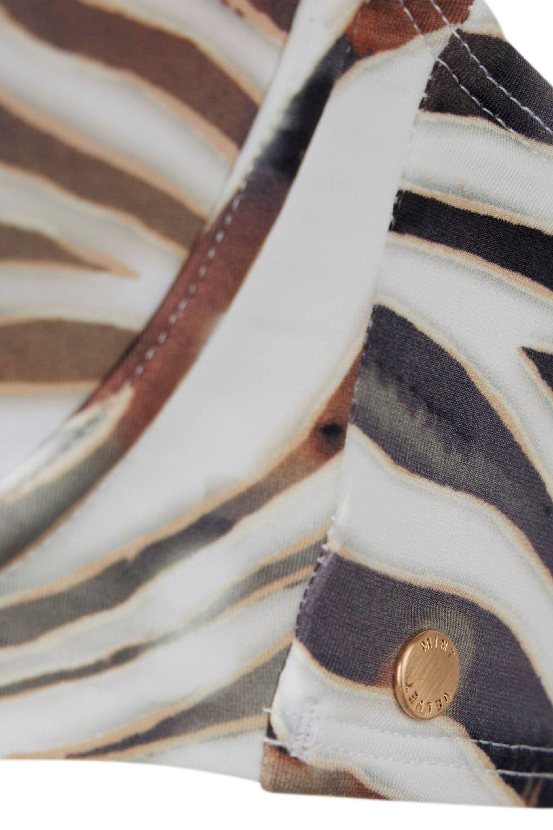 Mint Velvet Zebra Print Cupped Bikini Top - Image 6 of 6