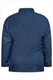 BadRhino Big & Tall Blue Long Wedding Suit Jacket - Image 5 of 5