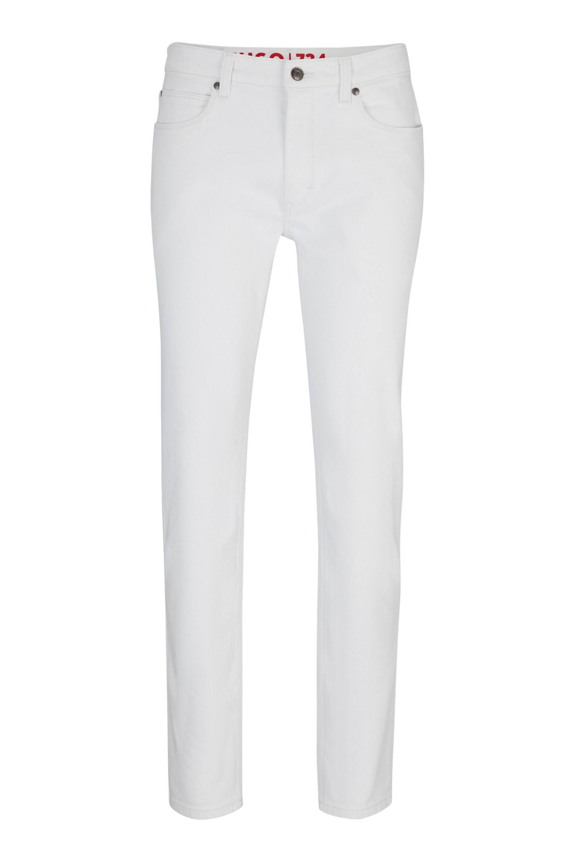 HUGO 708 Slim Fit Comfort Stretch Denim Jeans - Image 5 of 5