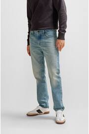 BOSS Light Blue Delaware Slim Fit Stretch Jeans - Image 1 of 5