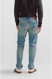 BOSS Light Blue Delaware Slim Fit Stretch Jeans - Image 2 of 5