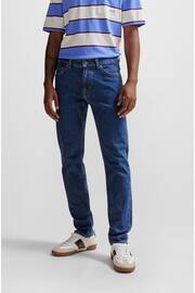 BOSS Blue Maine Straight Fit Stretch Jeans - Image 1 of 5
