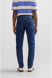 BOSS Blue Maine Straight Fit Stretch Jeans - Image 2 of 5
