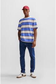 BOSS Blue Maine Straight Fit Stretch Jeans - Image 3 of 5