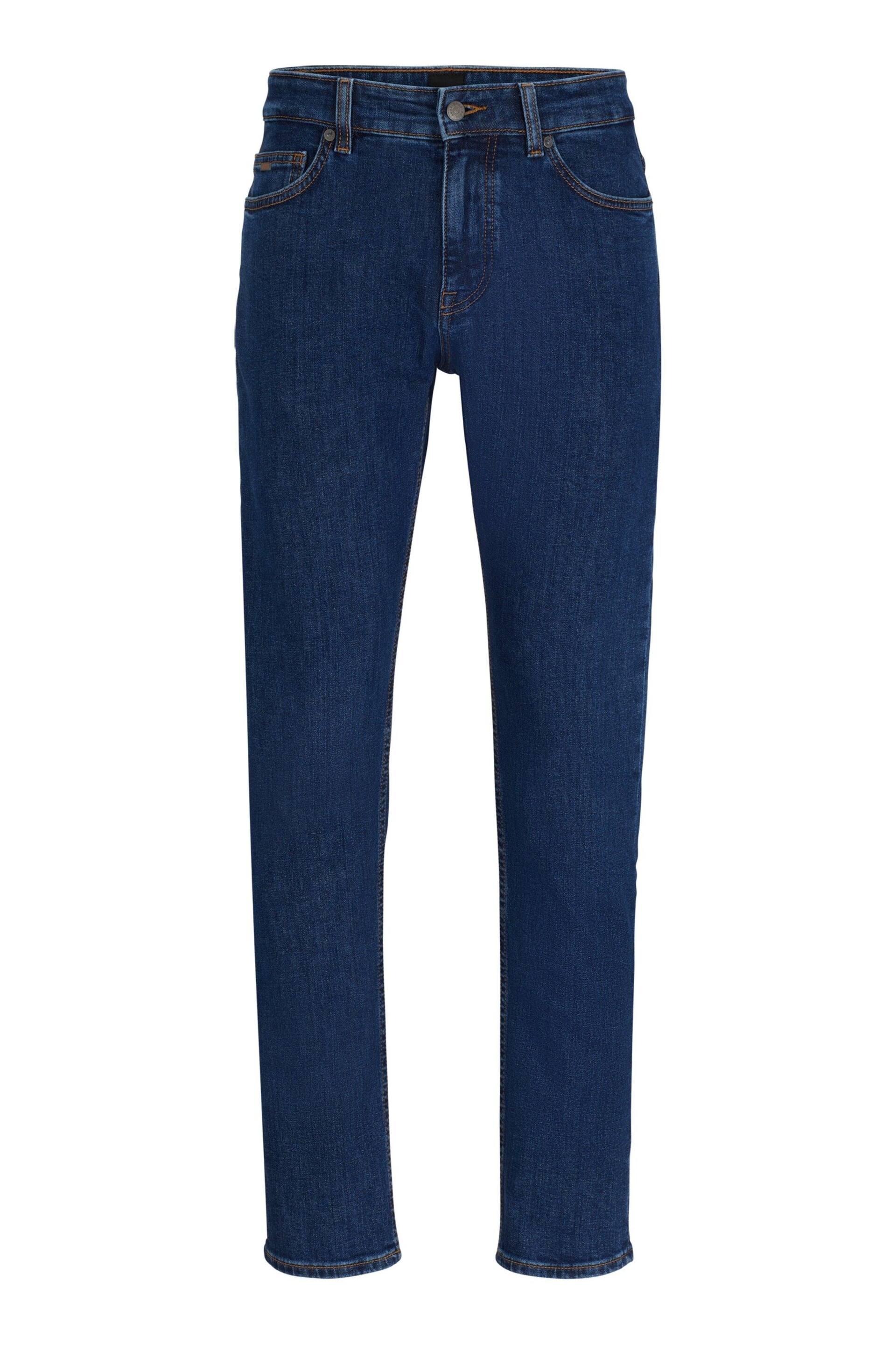 BOSS Blue Maine Straight Fit Stretch Jeans - Image 5 of 5