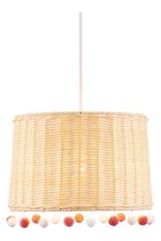 glow Natural Rattan Pom Pom Easyfit Shade - Image 4 of 4