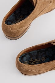 Stone Suede Contrast Sole Toecap Shoes - Image 5 of 6
