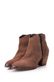 Moda In Pelle Bellzie Lace Up Leather Ankle Boots - Image 2 of 4