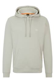 BOSS Natural Logo-Patch Hoodie In Cotton Terry - Image 5 of 5