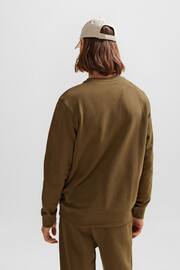 BOSS Green Cotton Terry Relaxed Fit Sweatshirt - Image 2 of 5