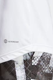 adidas White Club 3-Stripes Tennis T-Shirt - Image 5 of 6