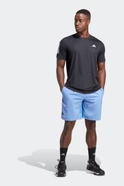 adidas Black Club 3-Stripes Tennis T-Shirt - Image 4 of 8