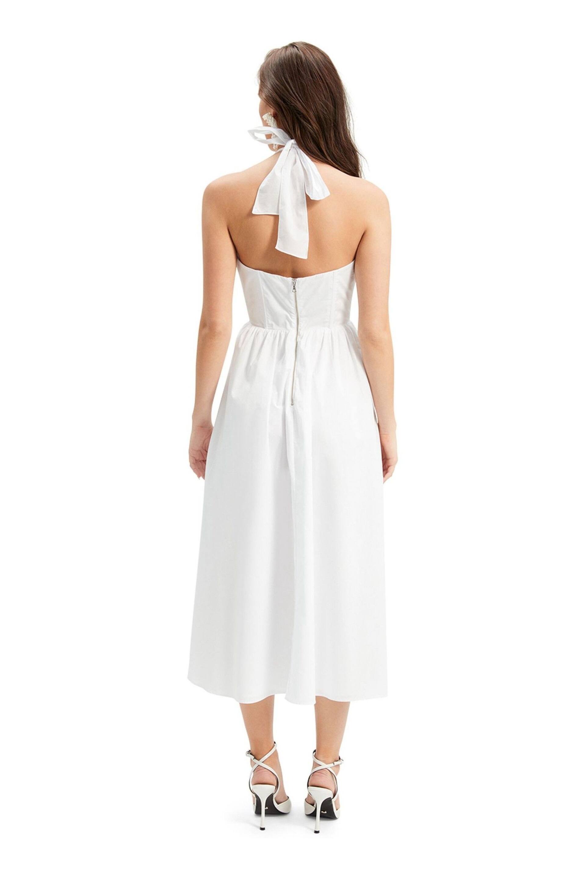 Bardot White Kylen Poplin Midi Dress - Image 2 of 6