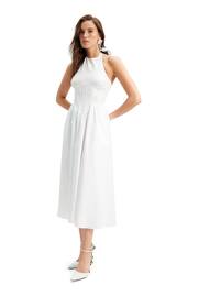 Bardot White Kylen Poplin Midi Dress - Image 6 of 6