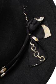 Bibi Bijoux Black 'Celestial Charmscape' Fedora Hat - Image 5 of 5
