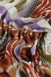 Multi Aztec Maxi Tie Waist Kimono Cover-Up - Image 6 of 6