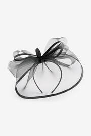 Black Oversized Fascinator Headband - Image 2 of 2