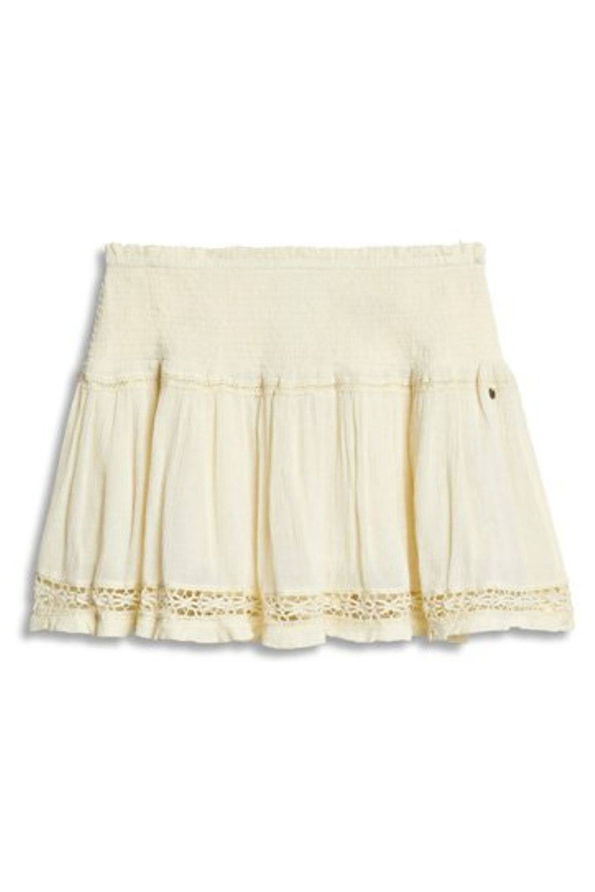 Superdry Cream Vintage Alana Skirt - Image 4 of 4