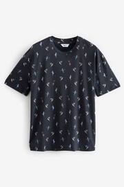 Navy Hummingbird Print T-Shirt - Image 5 of 7
