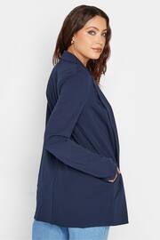 Long Tall Sally Blue Scuba Crepe Blazer - Image 2 of 4