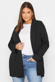 Long Tall Sally Black Scuba Crepe Blazer - Image 3 of 5