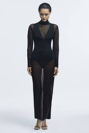 Atelier Sheer Knit Maxi Dress - Image 1 of 5