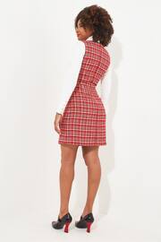 Joe Browns Red Chic Check Dress - Image 4 of 7