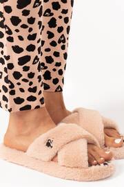 Vanilla Underground Pink Barbie Womens Mule Slippers - Image 4 of 5