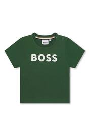 BOSS Green Short Sleeved Logo T-Shirt - Image 1 of 3