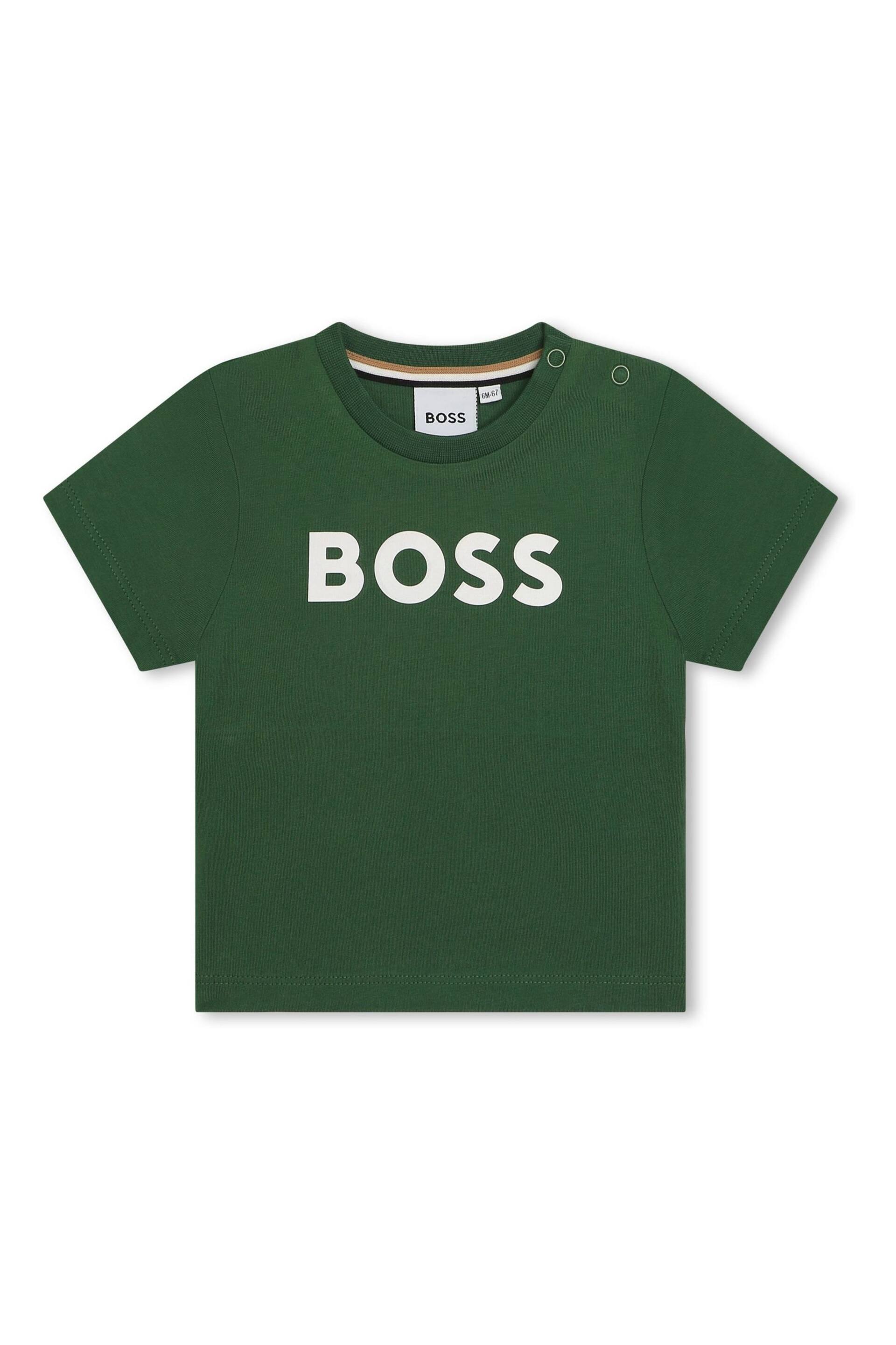 BOSS Green Short Sleeved Logo T-Shirt - Image 1 of 3