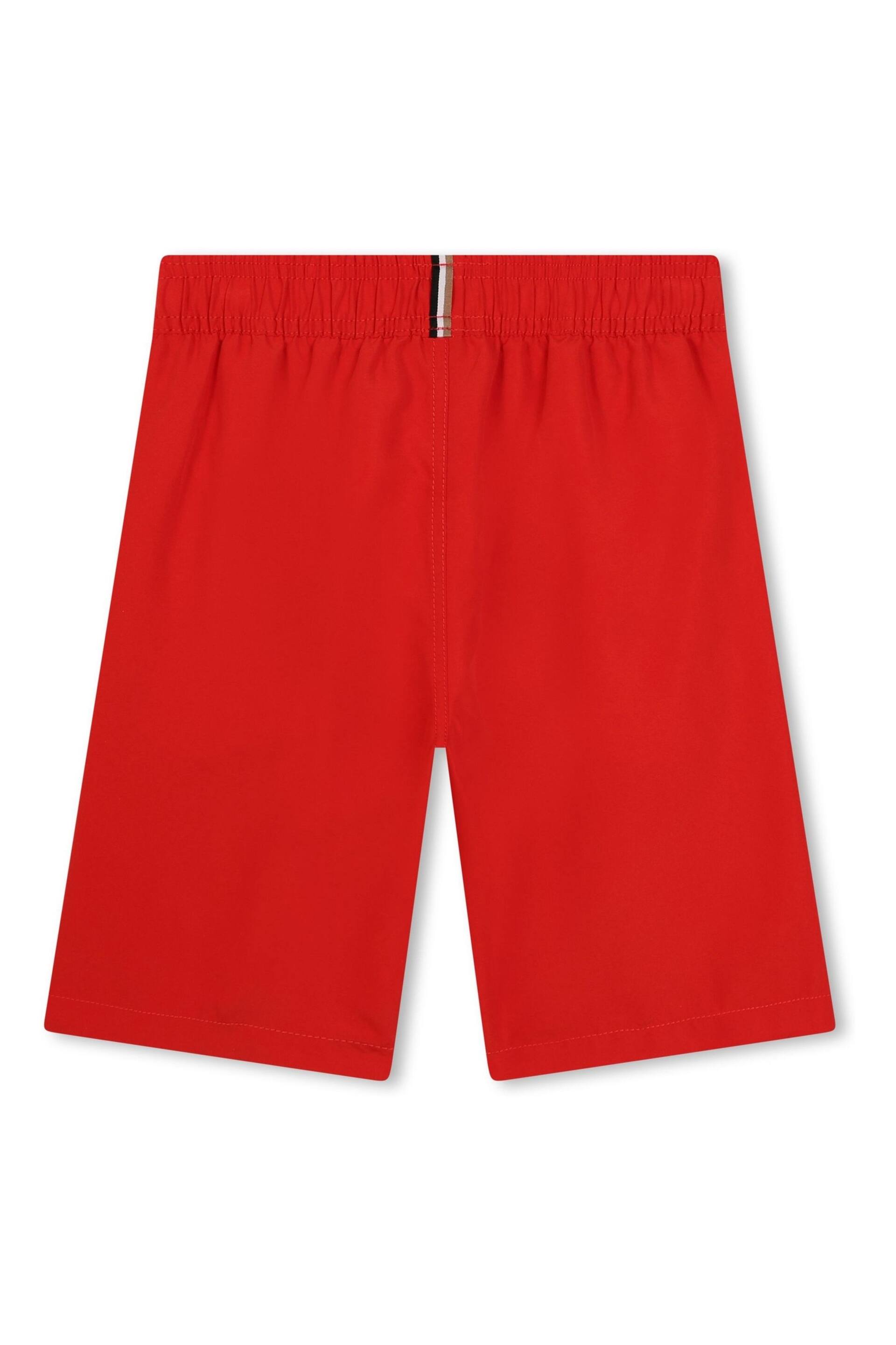 BOSS Red Logo Swim Shorts - Image 2 of 3