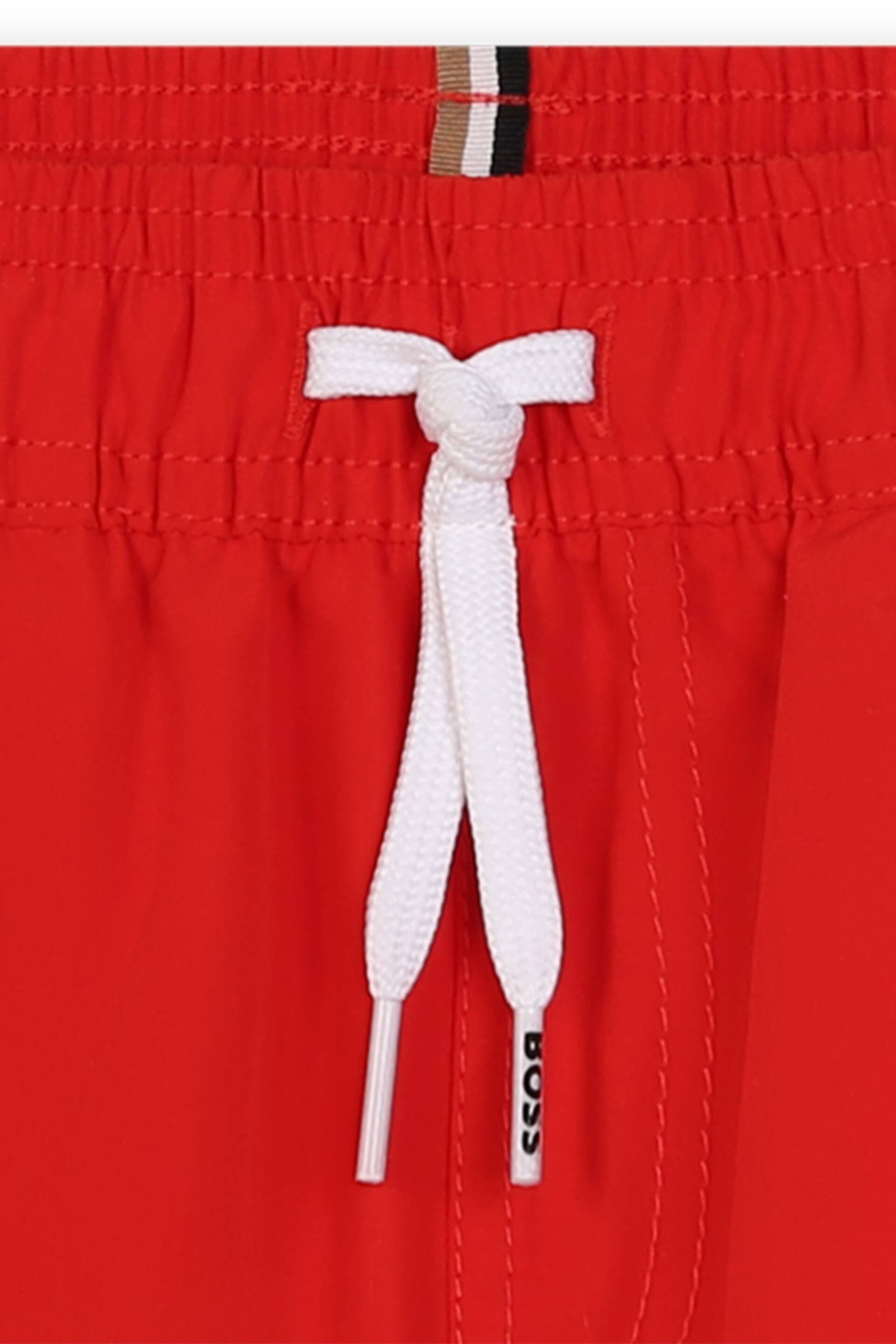 BOSS Red Logo Swim Shorts - Image 3 of 3