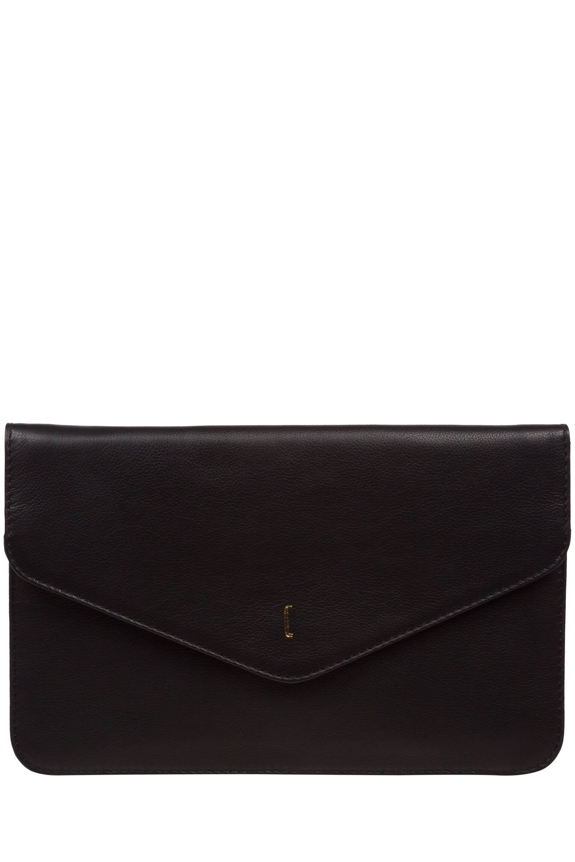 Cultured London Viviane Leather Clutch Bag - Image 1 of 3