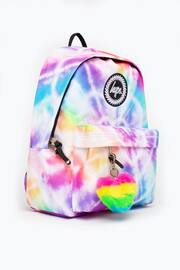 Hype. Rainbow Heart Tie Dye Backpack - Image 3 of 8