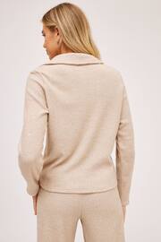 Style Cheat Brown Vicky Collar Cardigan - Image 2 of 4