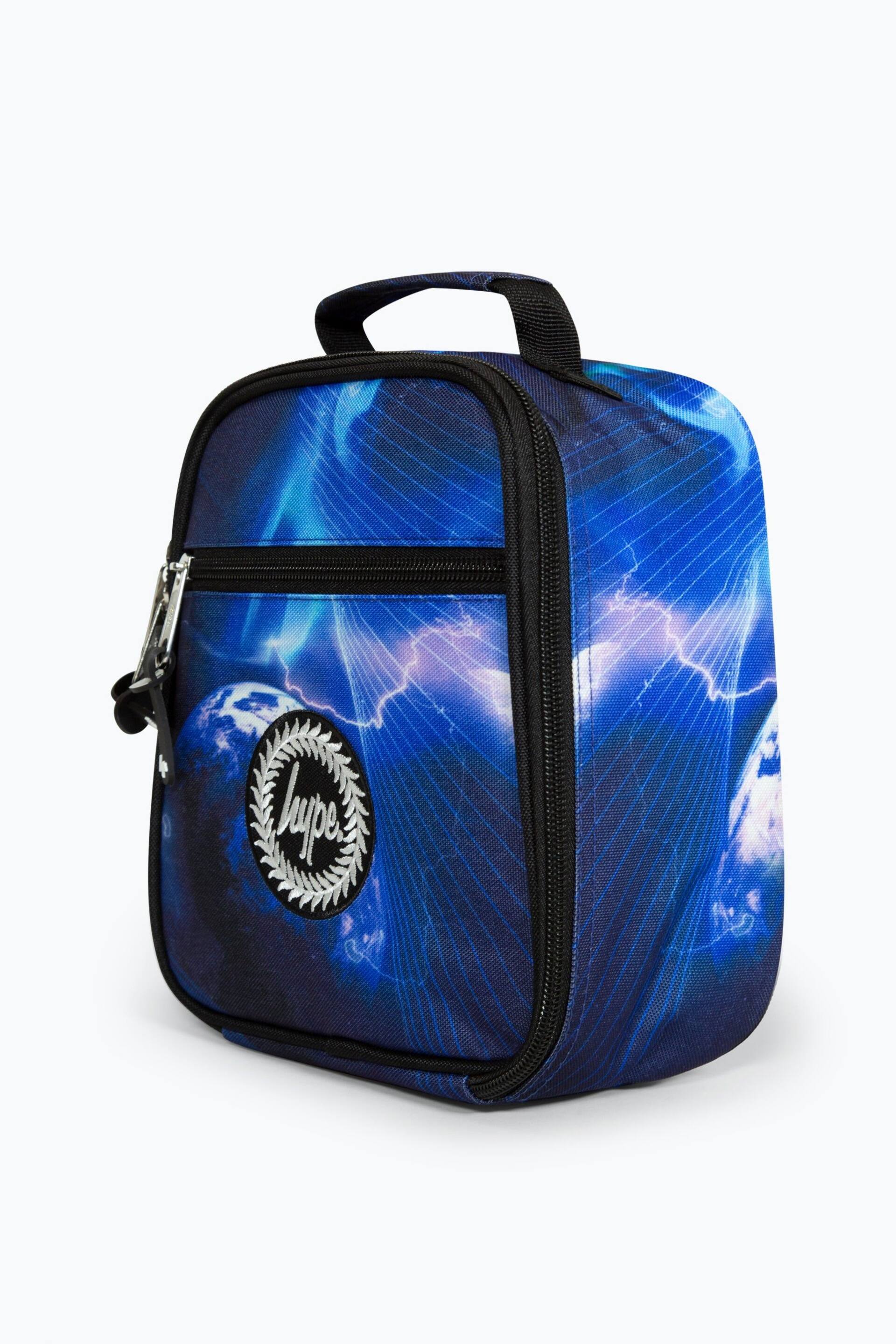 Hype. Unisex Blue Space Storm V2 Lunch Box - Image 4 of 7