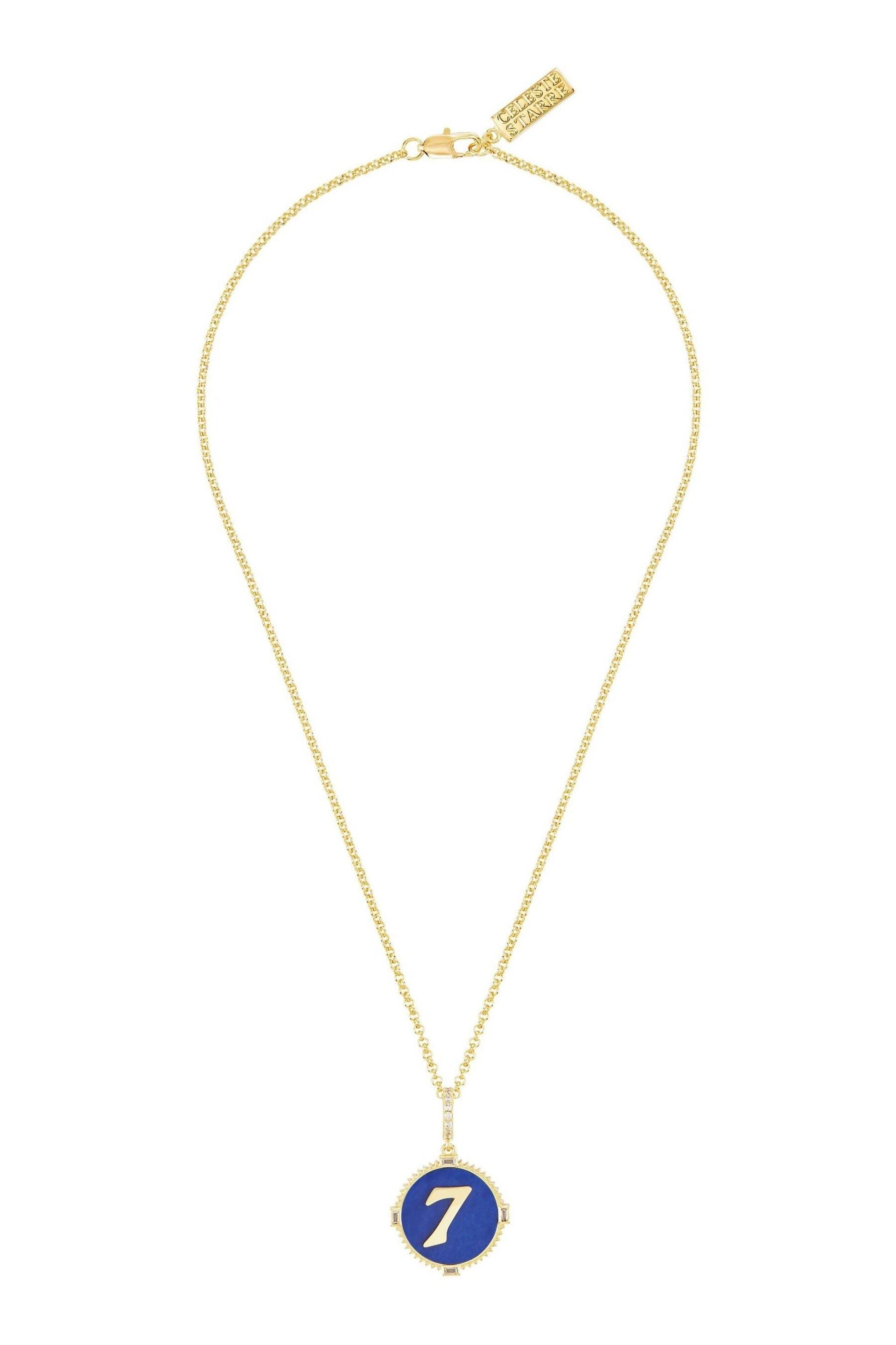 Celeste Starre Gold Tone I Am Lucky Necklace - Image 1 of 4