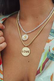 Celeste Starre Gold Tone Love Conquers All Necklace - Image 3 of 3