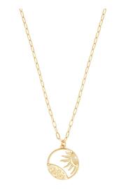 Celeste Starre Gold Tone Lunar Eclipse Necklace - Image 2 of 3