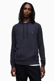 AllSaints Blue Brace Hoodie - Image 1 of 5