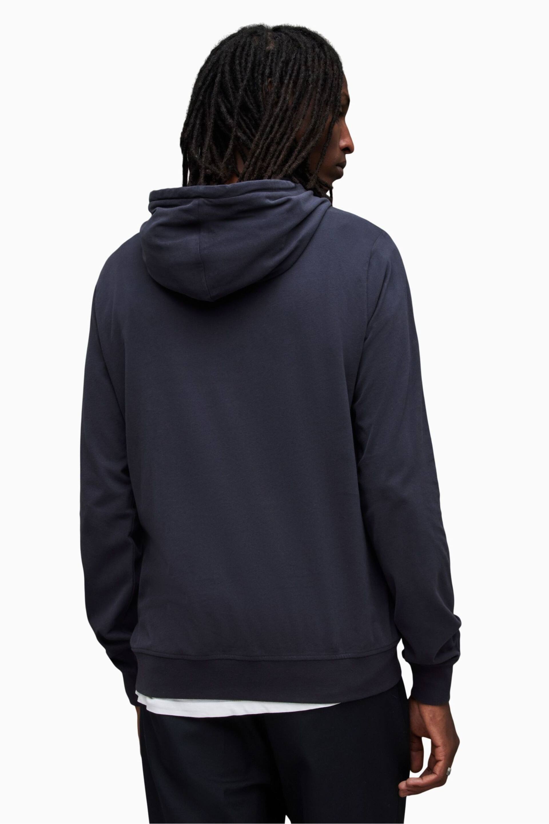 AllSaints Blue Brace Hoodie - Image 2 of 5