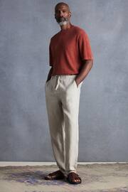 Stone Signature Leomaster Italian Delave Linen Drawstring Trousers - Image 2 of 10