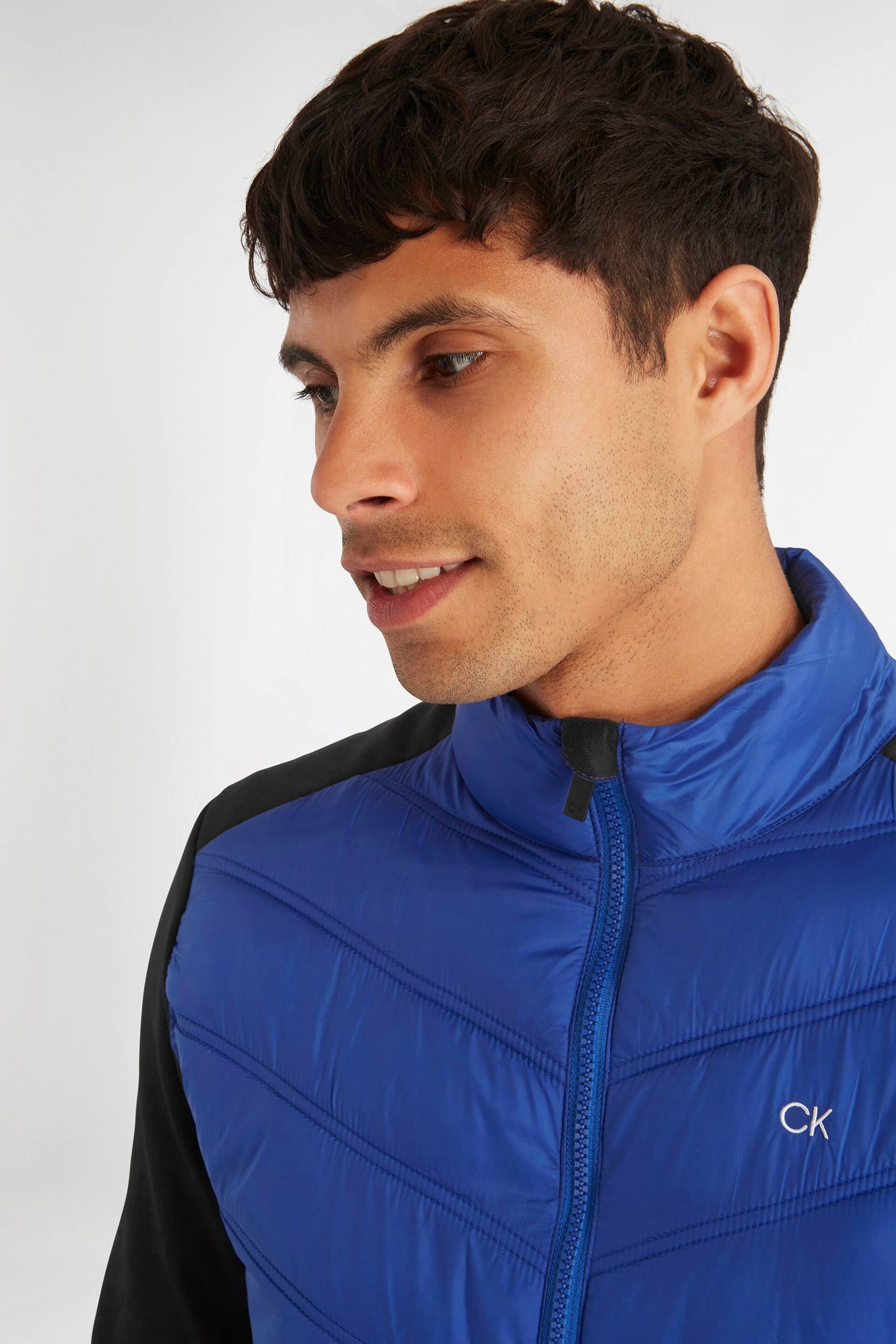 Calvin Klein Golf Blue Frontera Hybrid Jacket - Image 3 of 8