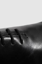 Reiss Black Mead Leather Lace-Up Shoes - Image 5 of 5