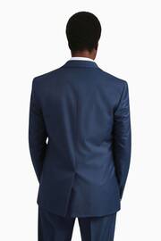 Ted Baker Tailoring Blue Tai Slim Fit Semi Plain Jacket - Image 2 of 7