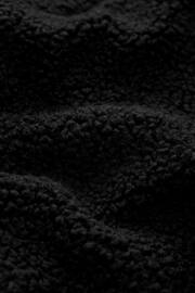 Black Outdoor Next Elements Hooded Teddy Borg Quarter Zip Fleece - Image 2 of 3