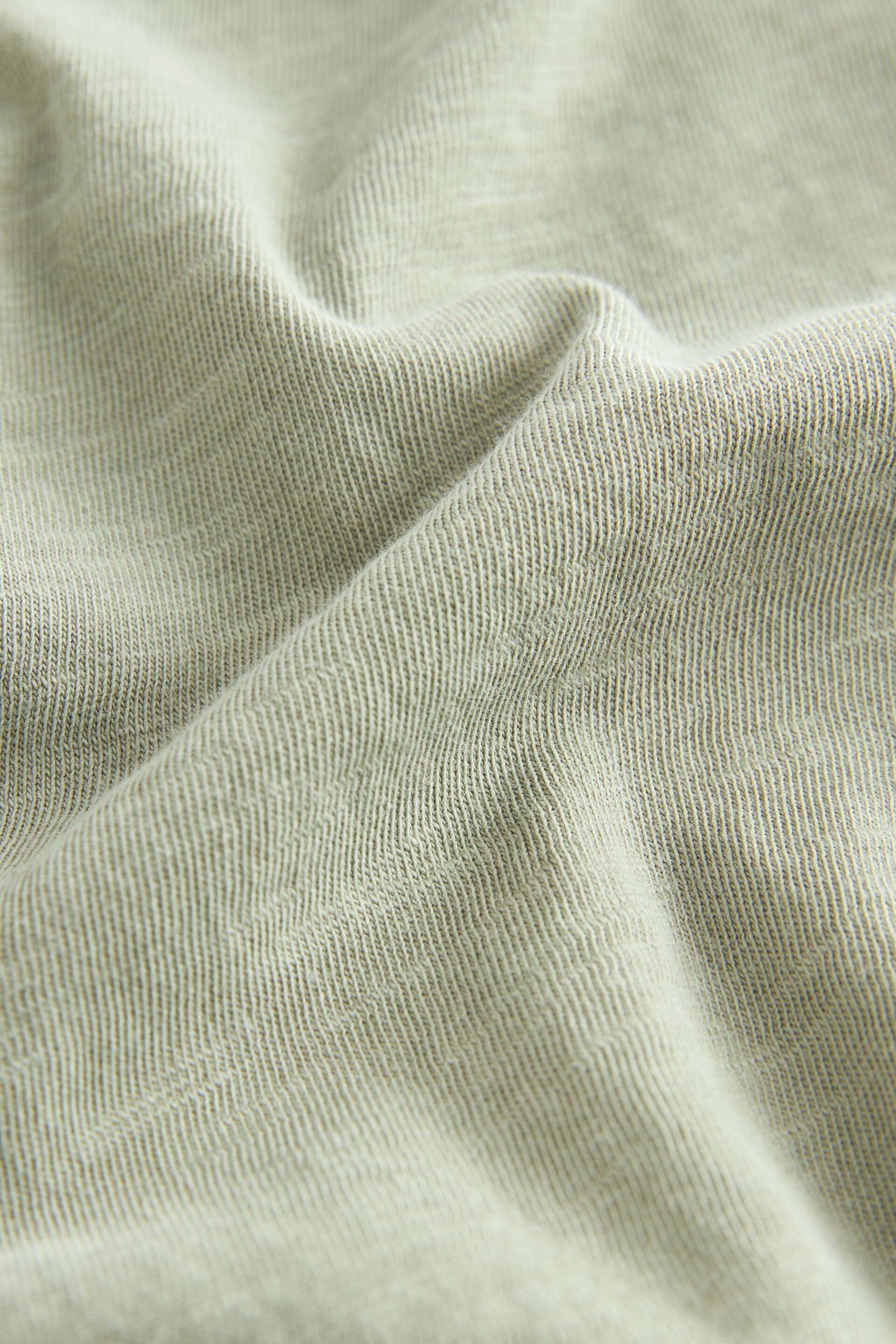 Washed Khaki Green Sleeveless Drawstring Top - Image 7 of 7