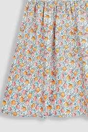JoJo Maman Bébé Pink Apple & Peach Button Front Collar Tea Dress - Image 6 of 6