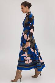 Florere Printed Zip Cuff Midi Dress - Image 5 of 7