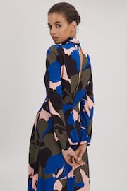 Florere Printed Zip Cuff Midi Dress - Image 6 of 7